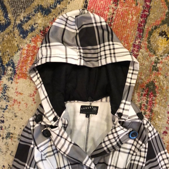 Black plaid jacket - Picture 3 of 4